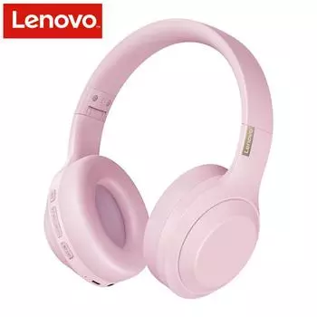 Стереонаушники Lenovo TH10, Bluetooth-наушники, музыкальная гарнитура с микрофоном чёрный