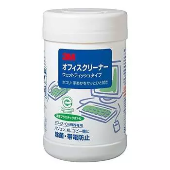 [Стерилизация/Антистатик] 3M Office Cleaner Влажные салфетки Тип бутылки 80 шт OC-80WN