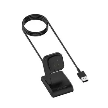Стильная зарядная док-станция для часов Fitbit versa4/3 Эффективная зарядка Легкое и портативное решение для зарядки