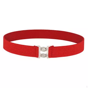 Стильный женский эластичный пояс для повседневного шика Red