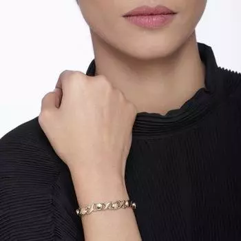 Стильный женский браслет Estele Gold Toned XOXO