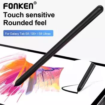 Стилус Fonken для Samsung Galaxy Tab S Pen для Samsung Tab S8 S8 Plus S8 с ультрачувствительностью к давлению S Pen чёрный