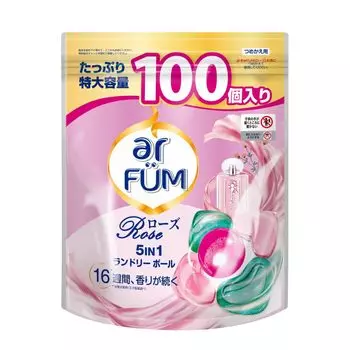 Стиральный порошок Arfum Rose Стиральный порошок в шариках с гелем Экономит время Удобный антибактериальный кондиционер Содержит Подарок Подарок arFUM rose Extra