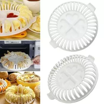 Стойка для чипсов DIY Микроволновая печь Низкокалорийная духовка Обезжиренная машина для приготовления картофельных чипсов Кухонная утварь Формы для выпечки и сковороды Закуски