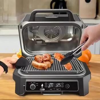 Стойка из нержавеющей стали для гриля Ninja Woodfire Grill OG701 OG751 7-в-1 Аксессуары для электрической фритюрницы Master Grill Air Fryer 1pc