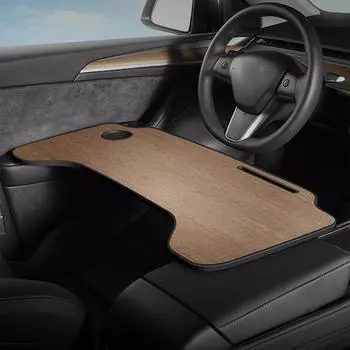 Стол для Tesla Model Y 3 Автомобильный руль Доска для ноутбука Складной настольный держатель для еды и напитков Поднос