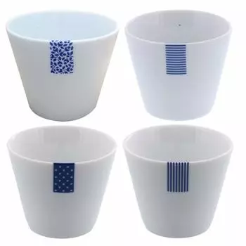 Столовые приборы East Blue Label Multi Cup Free Cup Tableware Set 4 Pattern Set Cup Small Bowl Chawanmushi Soba Choko