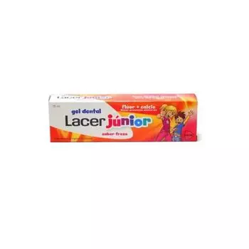 Стоматологический гель Lacer Junior 75мл Клубника