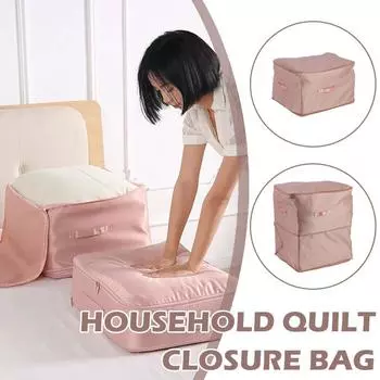 Storage Bag Double Zipper Folded Multifunction Bag,Waterproof Organizer Wardrobe Tools Sturdy Storage Cabinet And Bed Blank O2O5