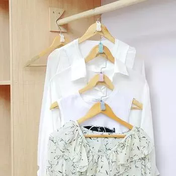 Storage Box Clothes Racks Extension Clips Coat Organizer Stacking Hangers Plastic Space-saving Wardrobe Clothes Hanger Hooks XL