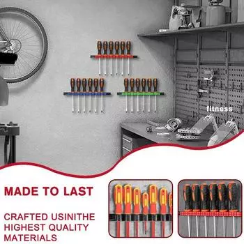 Storage Holder Wrench Plier Display Rack Plastic Tool Holder Screwdriver Organization чёрный