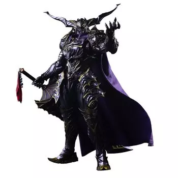 Stranger of Paradise Final Fantasy Origin Play Arts Kai Jack Garland ПВХ окрашенная подвижная фигурка чёрный