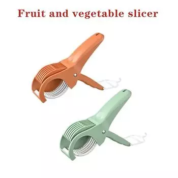Strawberry Chopper Handheld Cucumber Cutter Creative Vegetable Slicer Kitchen Gadgets Chopping Tool For Fruit And Vegetable