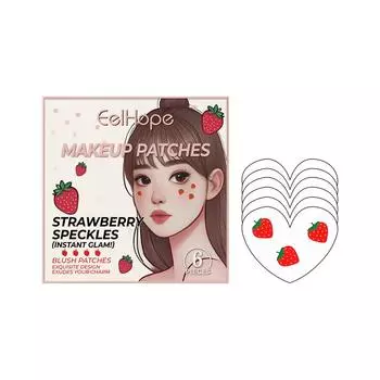 Strawberry Themed Eelhope Face Makeup Stickers For Vibrant Party Looks And Fashion