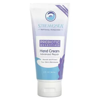 Stream2Sea, Prebiotic Essentials, крем для рук Advanced Repair, лаванда и мята, 3 жидких унции (90 мл)