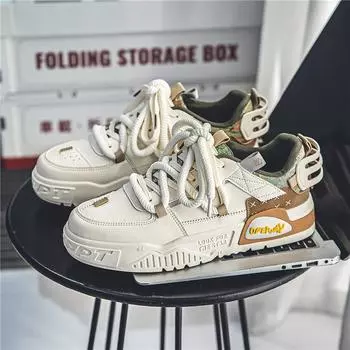 Street Style Vulcanized Sneakers Men Shoes Sneakers For Men Platform Men s Shoes Casual Sneakers British Style Good Quality 2024 39
