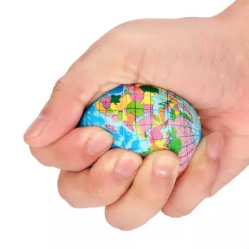 Stress Relief World Map Foam Ball Ball Ball