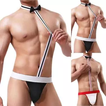 Стринги Нижнее белье Трусики Костюм официанта One size