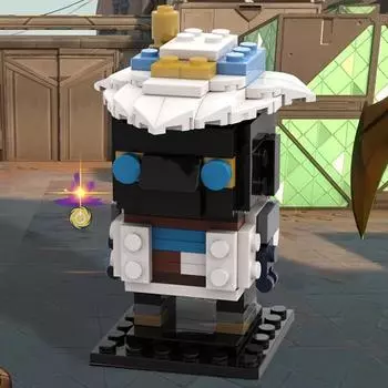 Строительные блоки набор мультяшные фигурки персонажи Stranger Bricksheadz коллекция кирпичики модель собрать детские игрушки подарки