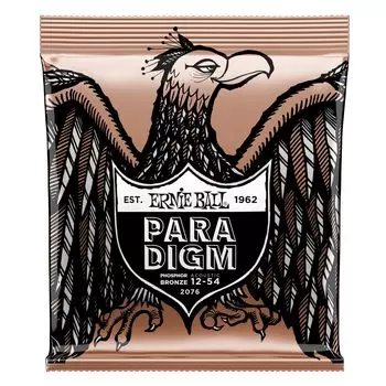Струны для акустической гитары ERNIE BALL 2076 PARADIGM PHOSPHOR BRONZE MEDIUM LIGHT [подлинные] (12-54)