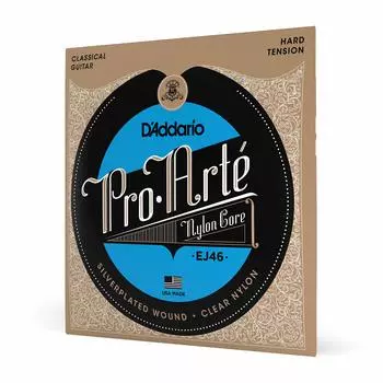 Струны для классической гитары D Addario Pro Arte Silver/Clear Hard EJ46 [Оригинальный отечественный продукт]