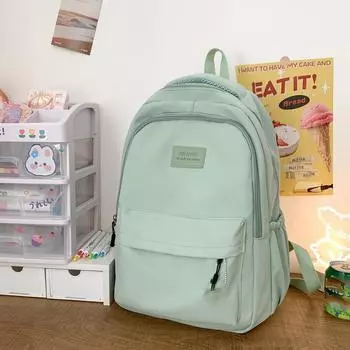 Student Japanese Capacity Backpack Girl Simple Versatile One Size