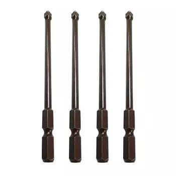 Ступенчатое сверло VESSEL Strong Bit 2 x 110, набор из 4 шт. DTB4P2110D