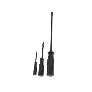 Sturdy Black Flat Screwdriver Set for Industrial Sewing Machine Accessories