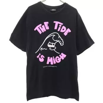 STUSSY Футболка с коротким рукавом M черный Мужская Б/У