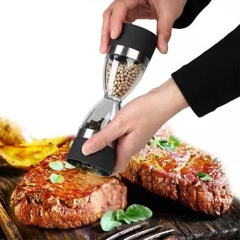 Stylish And Functional Salt Manual Pepper Mill For Modern Kitchens Easy To Fill And Clean Spice Mill белый