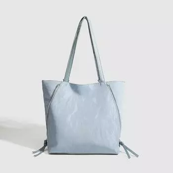 Stylish Backpack Female Student Class Commuting Tote Bag Summer Textured Shoulder Bag Female