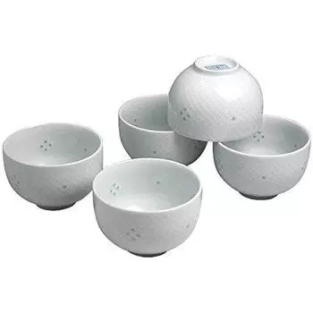 Stylish hot water Net Firefly Sencha set Japanese Cup x5pcs set cup Porcelain/Size(cm) 8.5x5/No527084