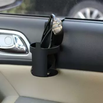 Stylish Mount Organizer ABS Stand Black Auto Supplies Car Cup Holder Drinks Holders Car Accessories