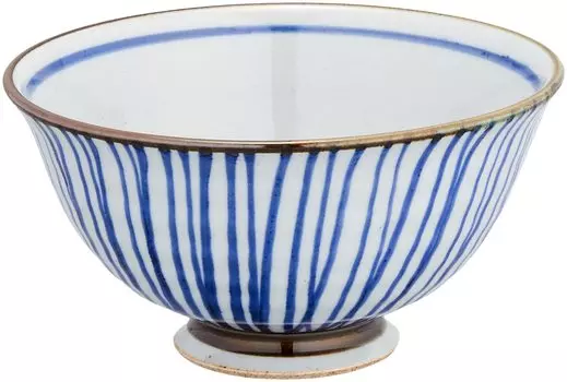 Stylish rice Arita ware Sensuji light bowl Japanese Rice bowl bowl (large) Pottery/Size(cm) 13x6.9/No675310