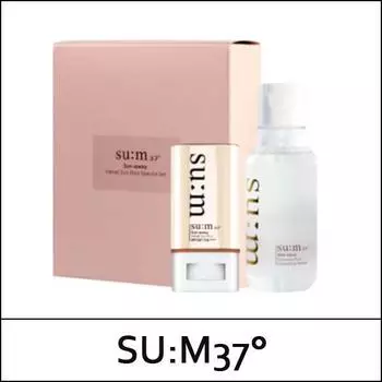 [СУ:M37°] СУММА (SG) Специальный набор солнцезащитных палочек Sun-Away Velvet (Солнцезащитный крем 18 г + очищающая вода 100 мл)