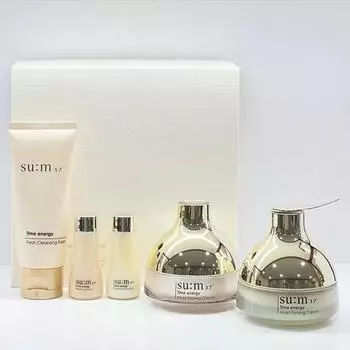 SU:M37 TIME ENERGY MOIST FIRMING CREAM SET, Увлажняющий, Корейская косметика, Kbeauty, пробник