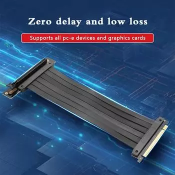 (SU)Высокоскоростная видеокарта PCIE 3.0 16x для ПК с вертикальным соединением для шасси графического процессора 1U 2U