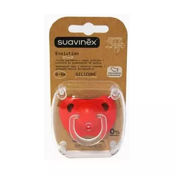 Suavinex Evolution Анатомическая силиконовая соска-пустышка +6м