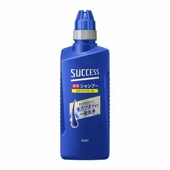 Success Medicated Shampoo Extra Cool Body 400ml Abra Wax Odor One-shot Cleaning Shampoo Aqua Citrus Fragrance Body