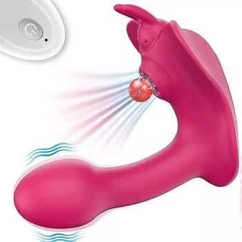 Suck Wear A Vibrating Stick Butterfly Wear Вибрационный массажер Женский Go Out Mute Частные секс-игрушки для взрослых 11cm