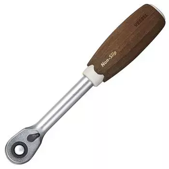 СУДНО Woody Ratchet Handle Grip дюймовый нескользящий 3/8 (9.5mm) HRH3-W