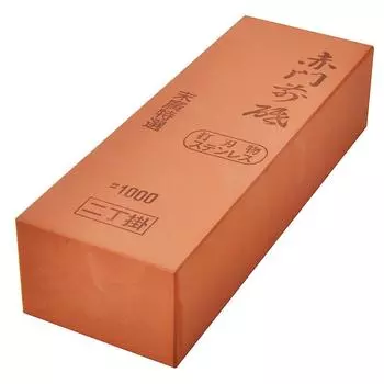 Suehiro Akamonmae Medium Whetstone for Kitchen Knives R-2 красный