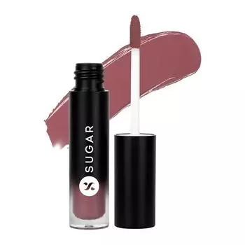 SUGAR Cosmetics Mousse Muse Lip Cream | Lasts 24+ Hrs | Creamy Mousse Lipstick | Waterproof & Smudgeproof | 5ml - 01 Backlit Nude