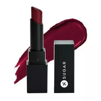 SUGAR Cosmetics Nothing Else Matter Стойкая губная помада для женщин | Держится до 8+ часов | Обогащена витамином E | 100% веганский продукт | 3,2 г - 14 Red Herring