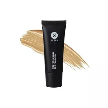 SUGAR Cosmetics Rage For Coverage 24Hr Foundation | Full Coverage | Matte Finish I Creamy Formula | 25 ml - 40 Breve