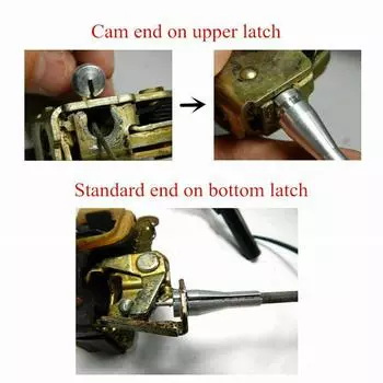 Подходит для F-150 F-250 F-350 E-150 E-350 F2UZ-15266A46-A Excursion Navigator Car Cab Rear Door Latch Cable Repair Kit