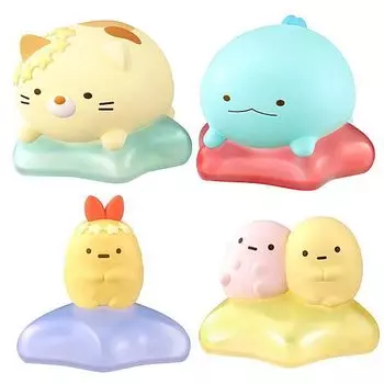 Sumikko Gurashi Friends 7 [Набор из 4 видов ассорти (4. cat5. ящерица6. креветочный хвост7. тапиока)]