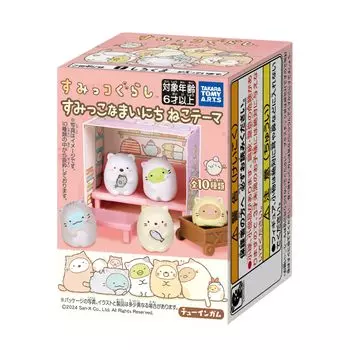 Sumikko Gurashi Sumikko Na Everyday Cat Theme 10 штук конфетных игрушек/жевачек
