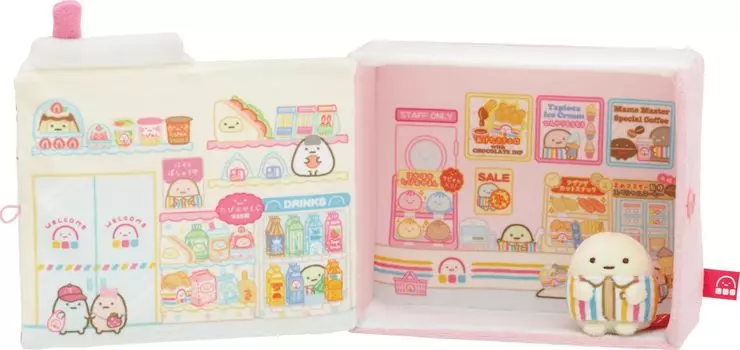 Сумиккогураши Тапиока Плюшевая сцена Tapitapi Mart MO87401 В 150 x Ш 185 x Г 75 мм San-X Wakuwaku Store