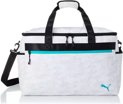 Сумка Boston Bag Golf Graphic Boston Bag Bright Rise [PUMA] мужская белая/высокая